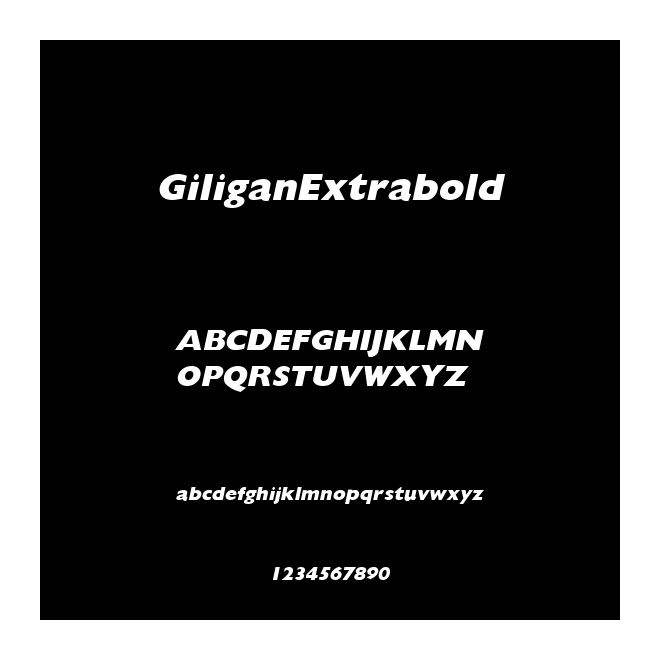 GiliganExtrabold