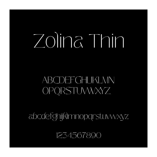 Zolina Thin