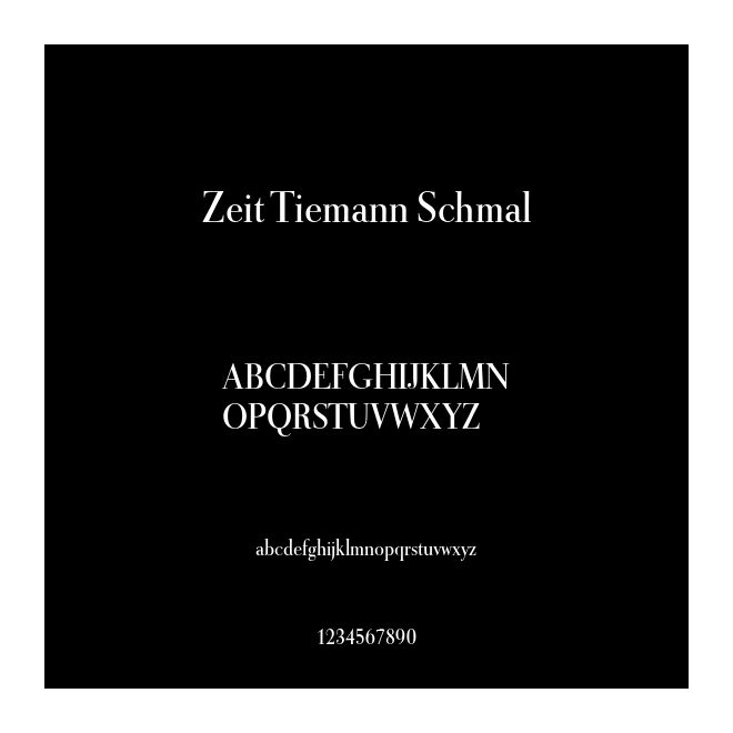 Zeit Tiemann Schmal