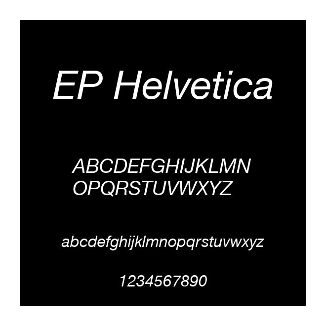 EP Helvetica