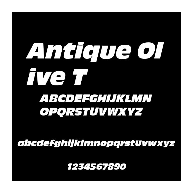 Antique Olive T