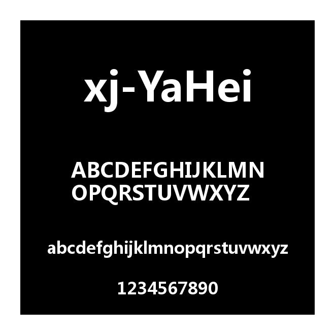 xj-YaHei