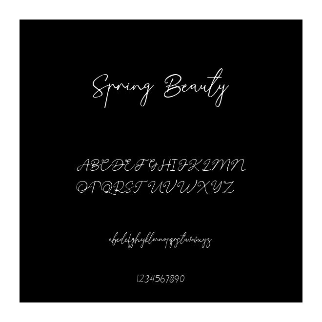 Spring Beauty