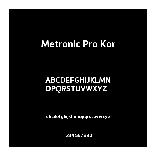 Metronic Pro Kor