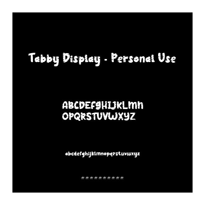 Tabby Display - Personal Use