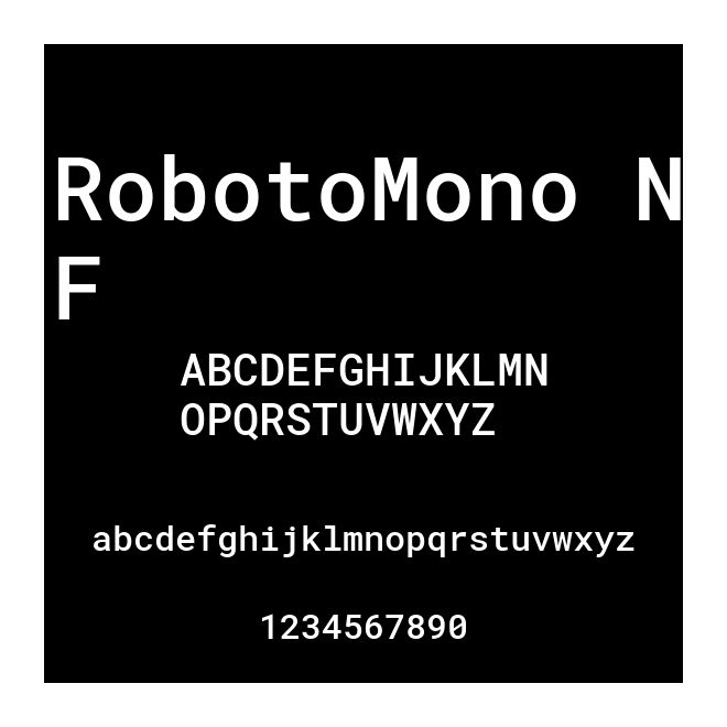RobotoMono NF