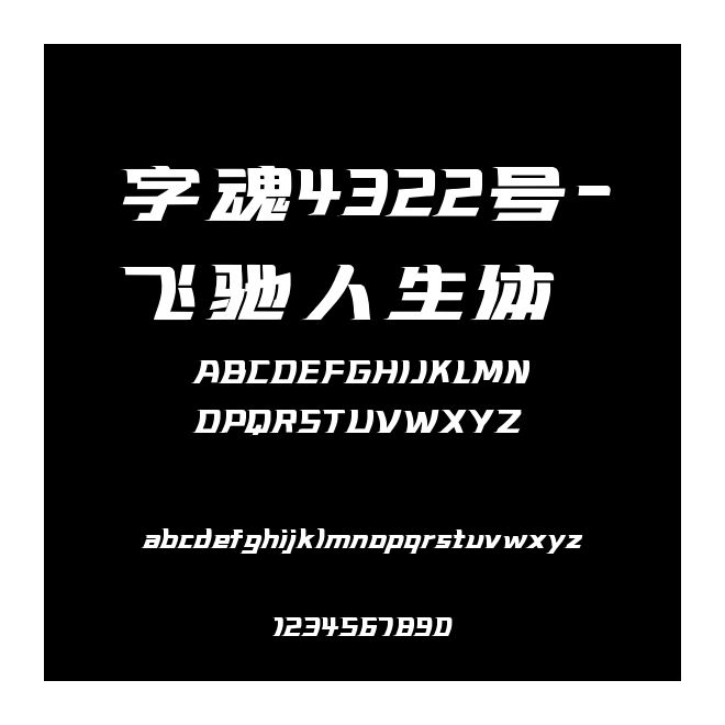 字魂4322號(hào)-飛馳人生體