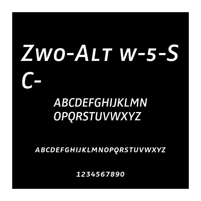 Zwo-Alt w-5-SC-