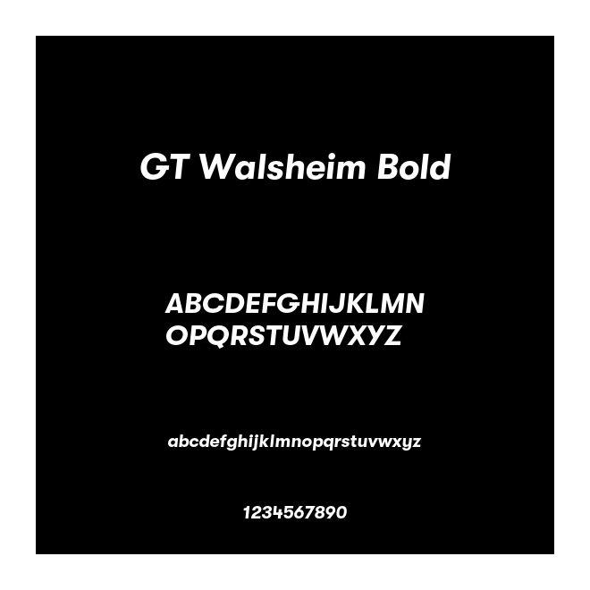 GT Walsheim Bold