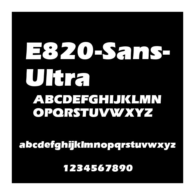 E820-Sans-Ultra