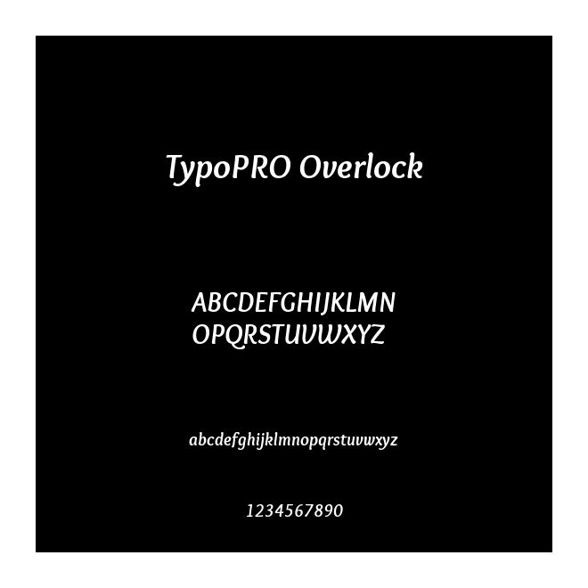 TypoPRO Overlock