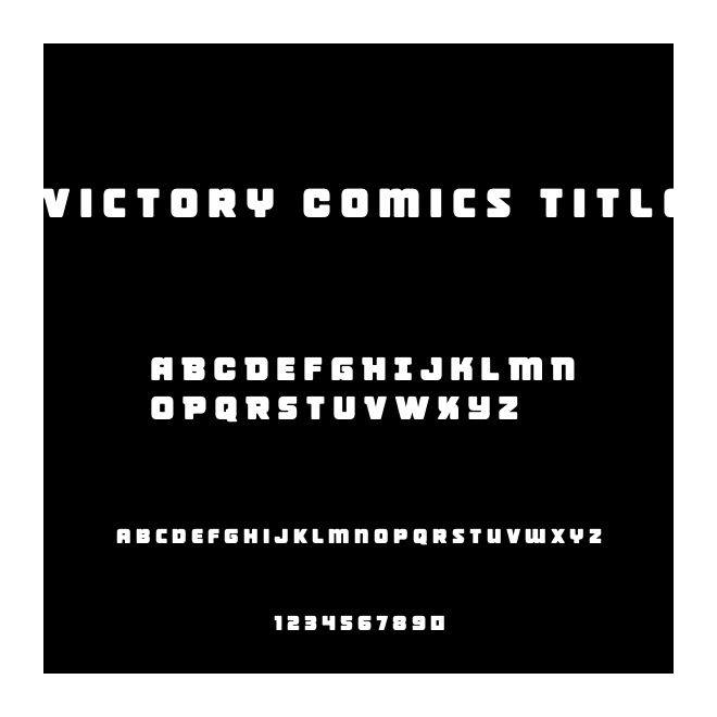 Victory Comics Title