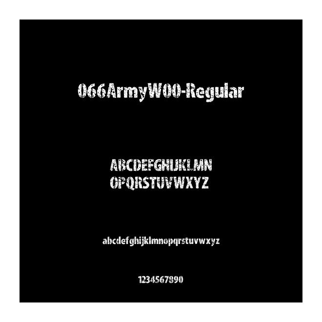 066ArmyW00-Regular