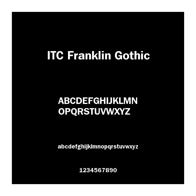 ITC Franklin Gothic
