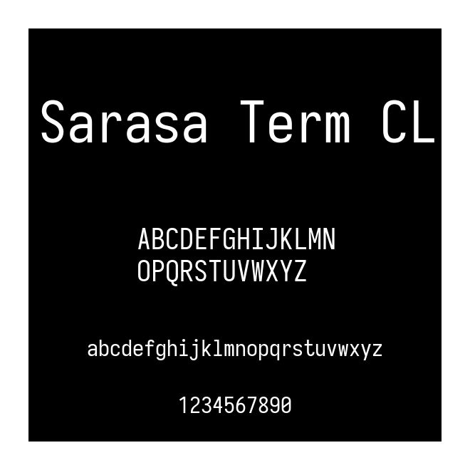 Sarasa Term CL