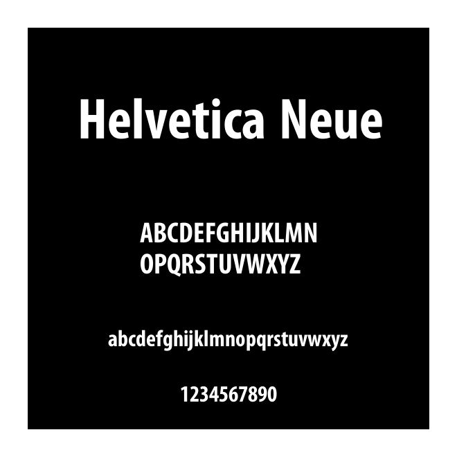 Helvetica Neue