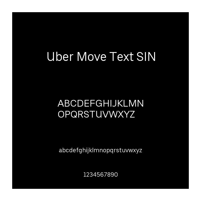 Uber Move Text SIN