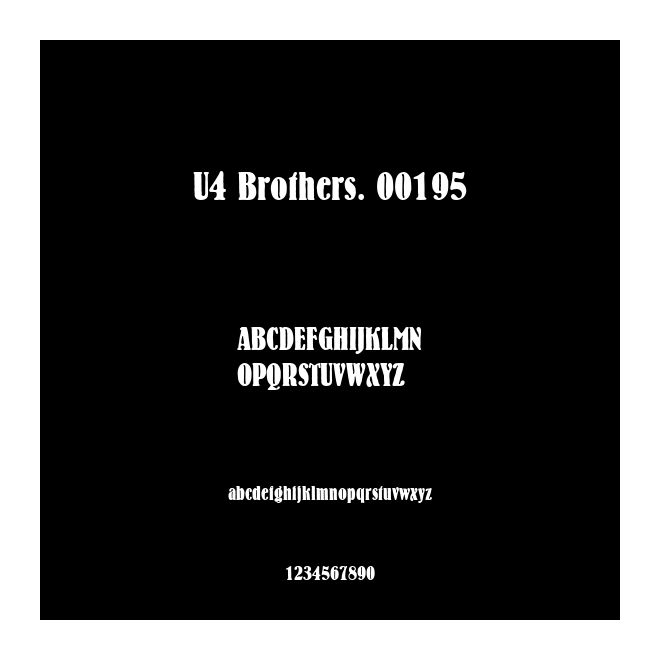 U4 Brothers. 00195