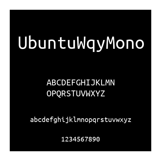 UbuntuWqyMono