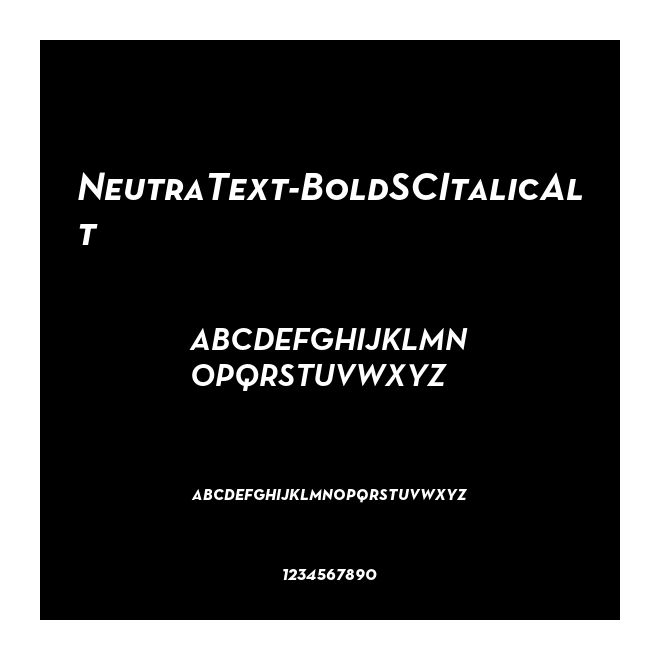 NeutraText-BoldSCItalicAlt