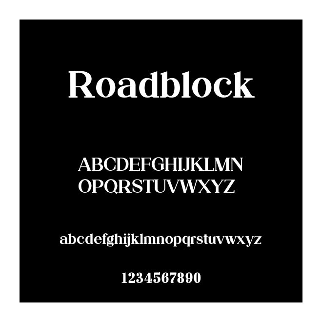 Roadblock