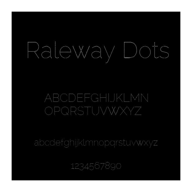 Raleway Dots