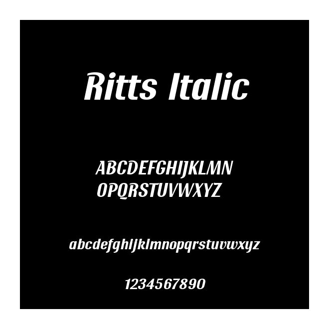 Ritts Italic