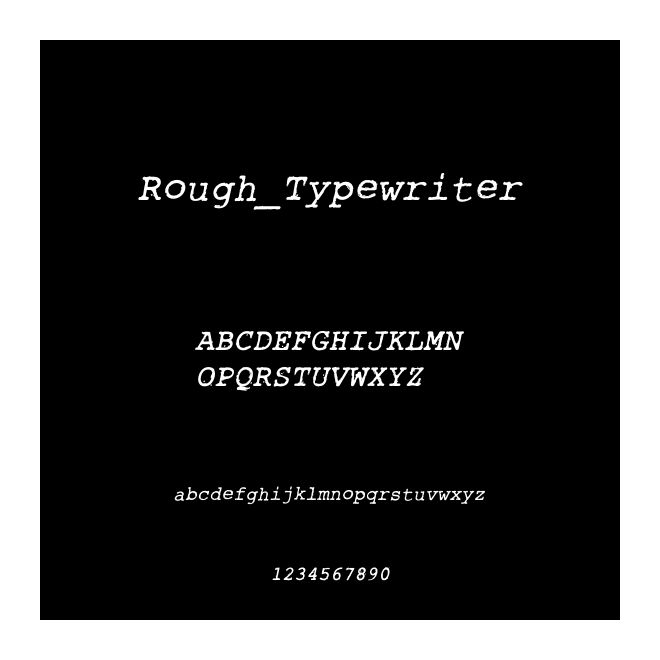 Rough_Typewriter