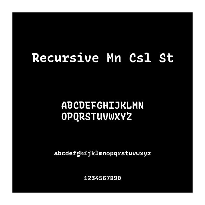 Recursive Mn Csl St