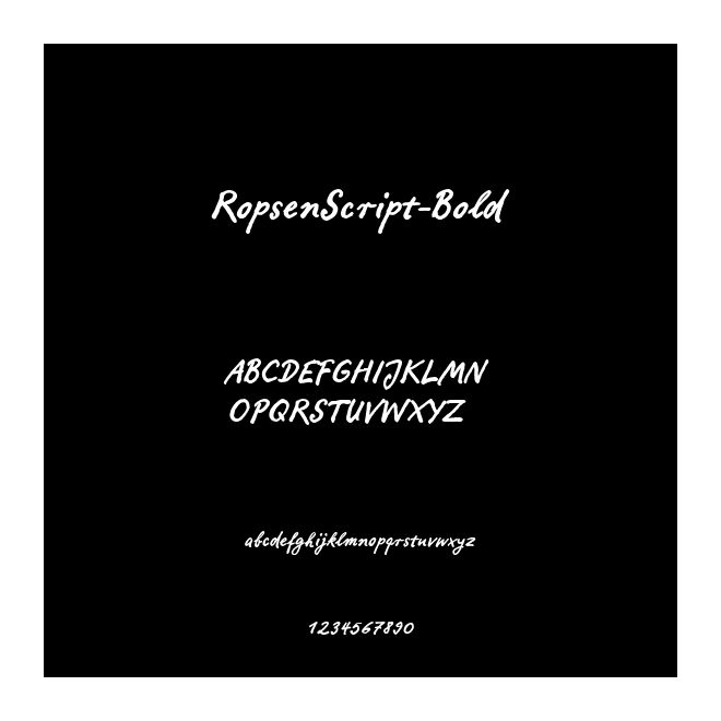 RopsenScript-Bold