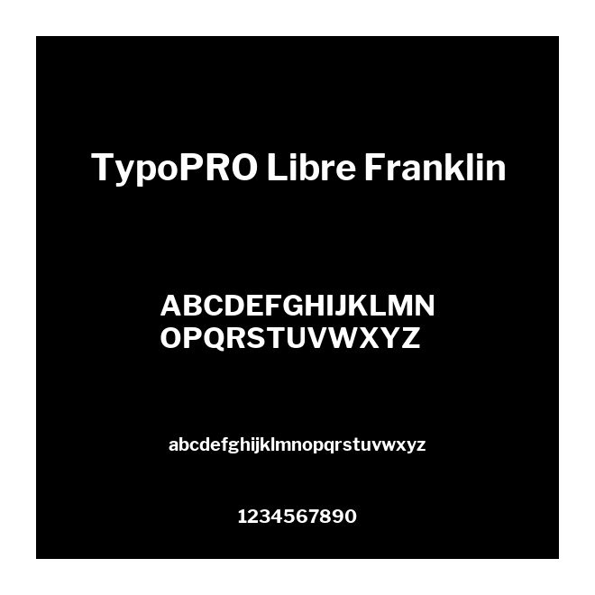TypoPRO Libre Franklin