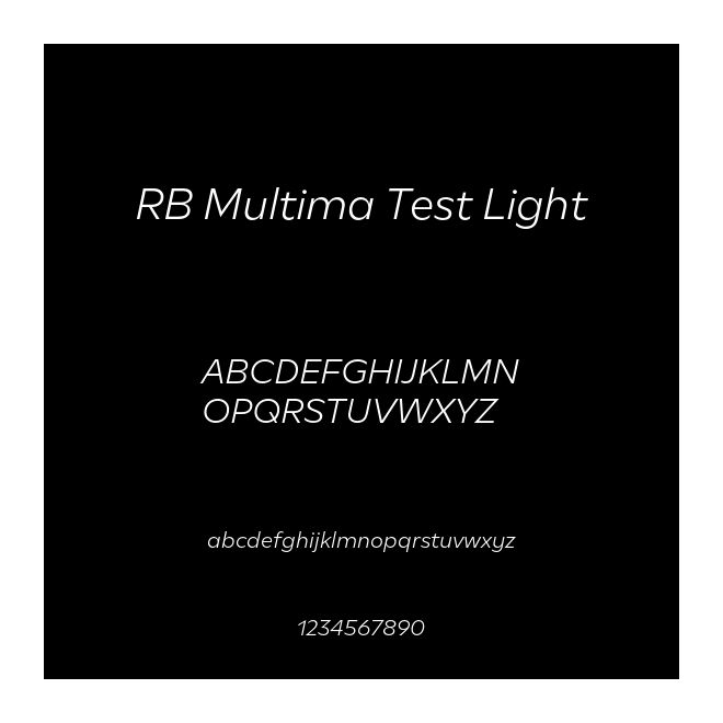 RB Multima Test Light