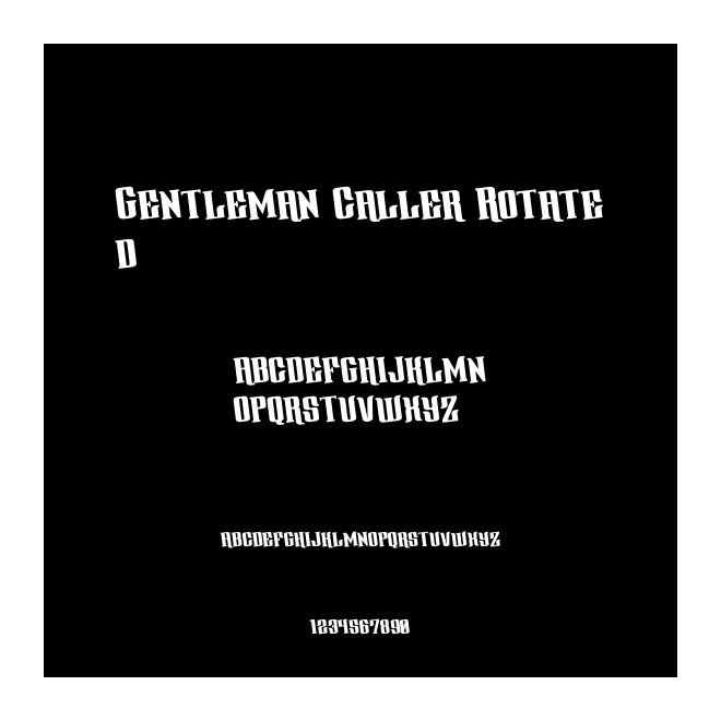 Gentleman Caller Rotated