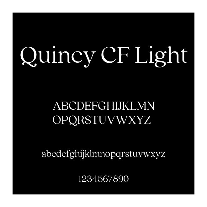 Quincy CF Light