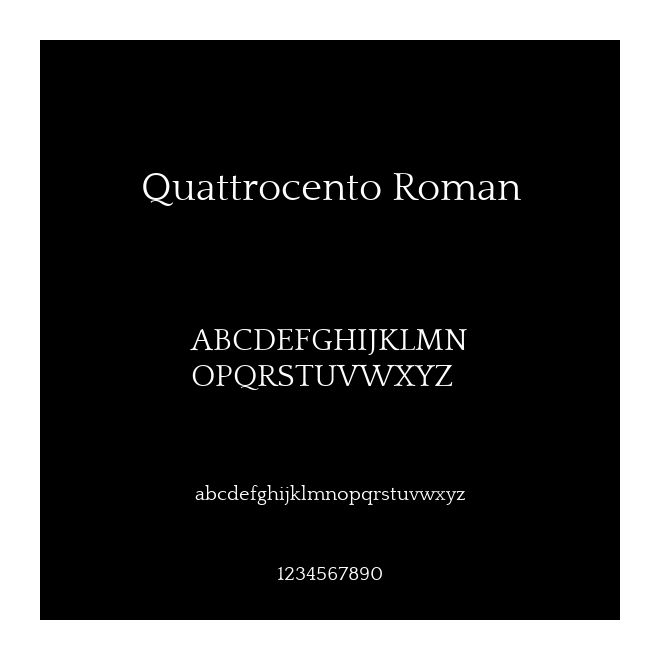 Quattrocento Roman