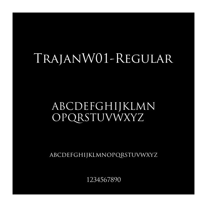 TrajanW01-Regular