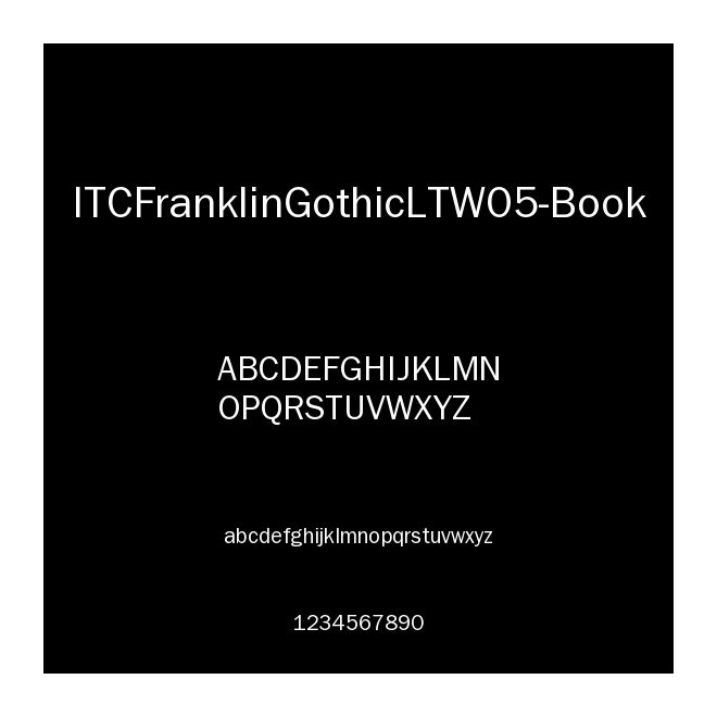 ITCFranklinGothicLTW05-Book