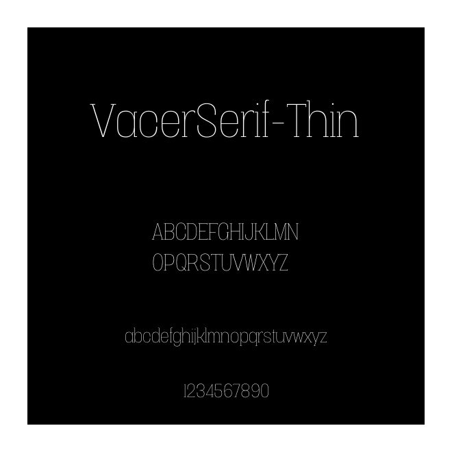 VacerSerif-Thin