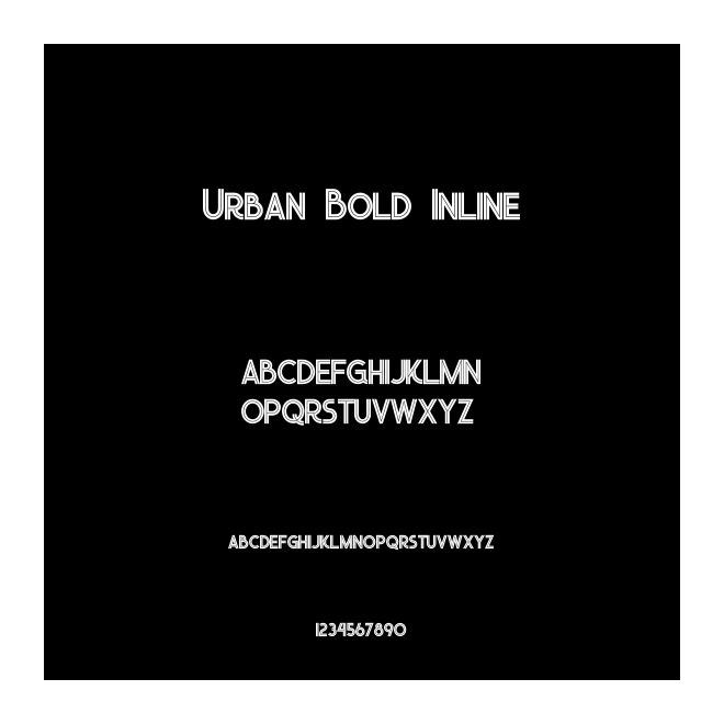 Urban Bold Inline