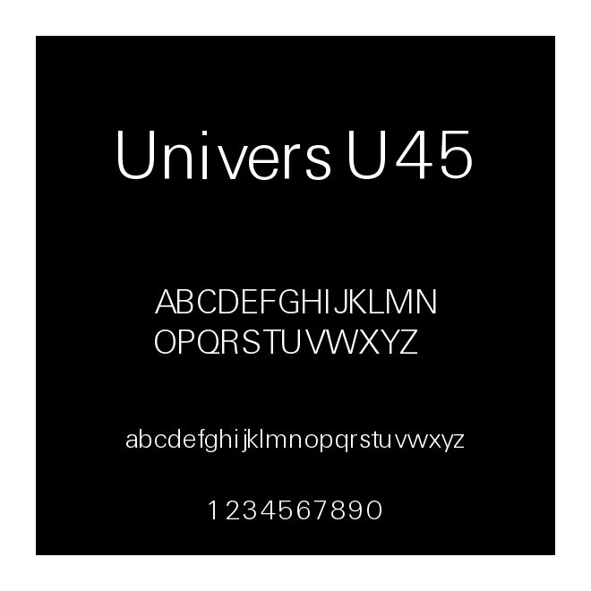 Univers U45