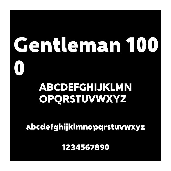 Gentleman 1000