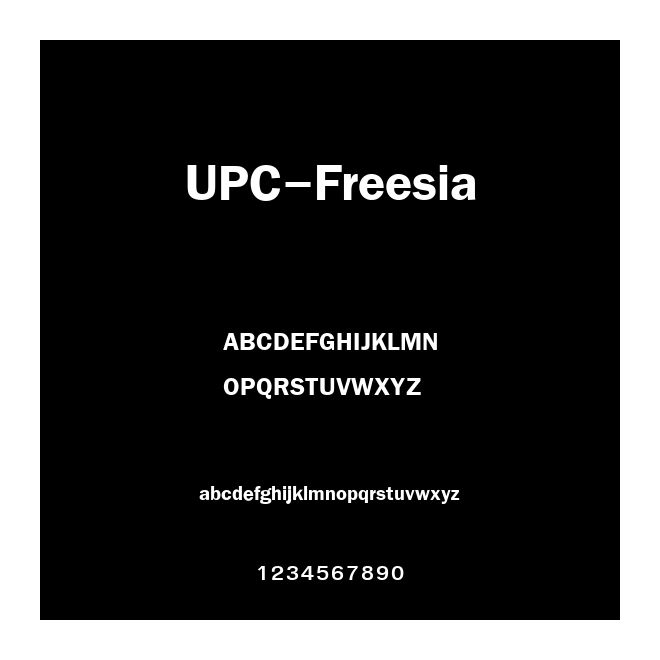 UPC-Freesia