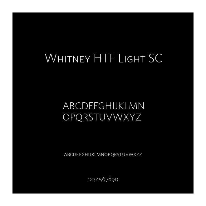 Whitney HTF Light SC