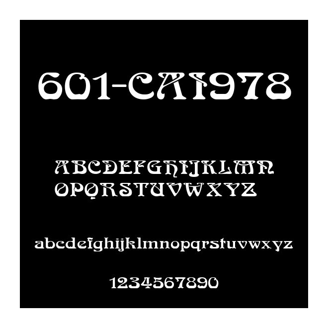 601-CAI978