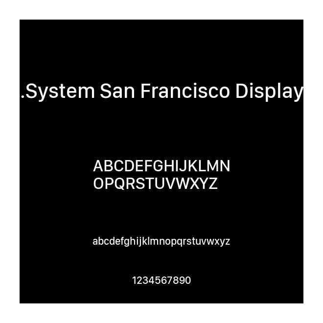 .System San Francisco Display