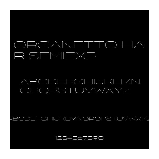 Organetto Hair SemiExp