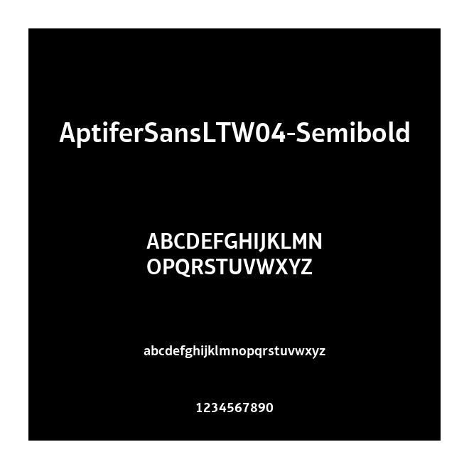 AptiferSansLTW04-Semibold