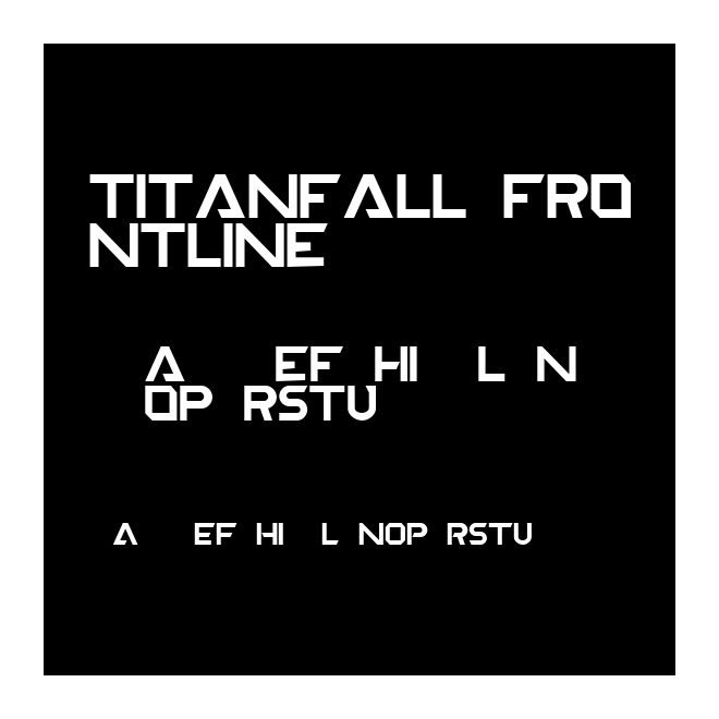 TITANFALL FRONTLINE