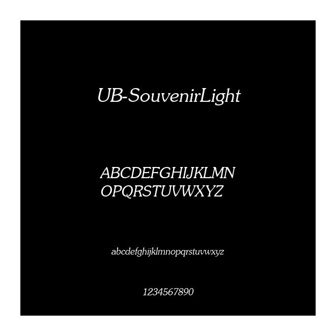 UB-SouvenirLight