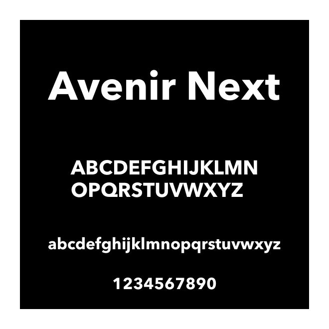 Avenir Next